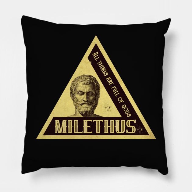 Thales of Miletus Pillow by CTShirts