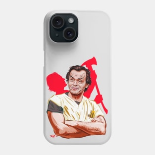 Jack Nicholson - An illustration by Paul Cemmick Phone Case