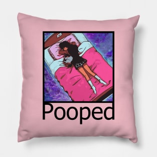 Pooped Anime Aesthetic Pillow