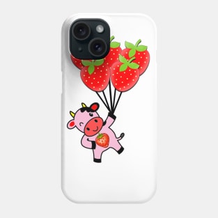 strawberry cow 5 Phone Case