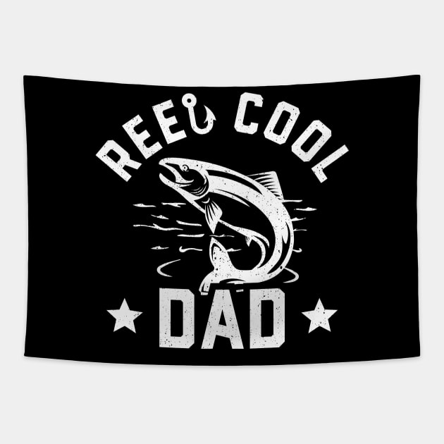 Reel Cool Dad Tapestry by trendingoriginals