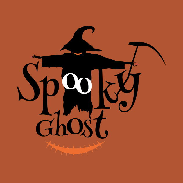 spooky Ghost - Halloween Gift by Designerabhijit