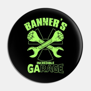 Vintage Superhero Retro Garage Pin