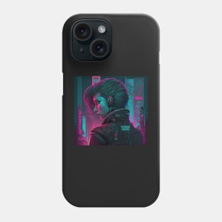 Cyberpunk woman android cyborg Phone Case