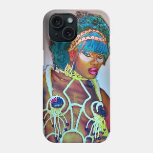 LGBT girl dressed as an indian Phone Case