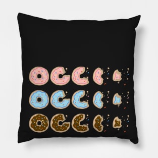 Phases of the Donut Shirt Pillow