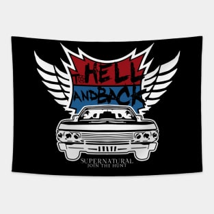 Supernatural To Hell And Back Tapestry