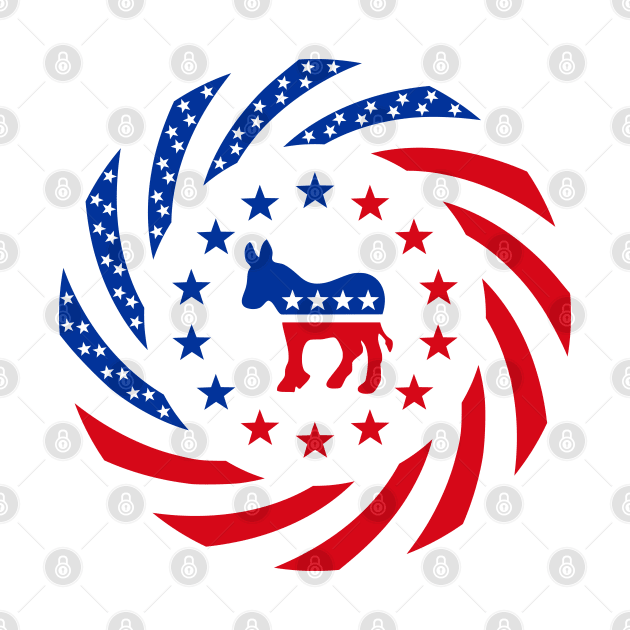 Democratic Murican Patriot Flag Series by Village Values