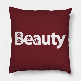 Beauty being beautiful artistic design Pillow