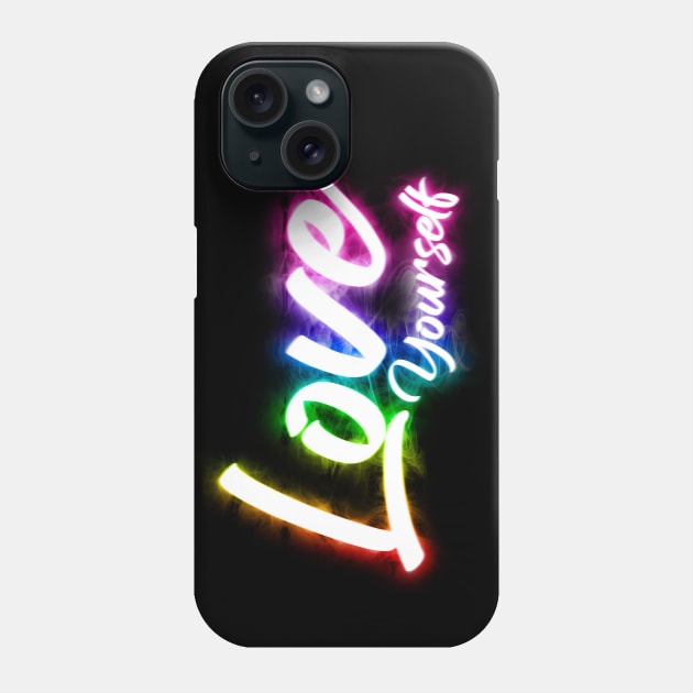 Love Yourself Phone Case by Shawnsonart