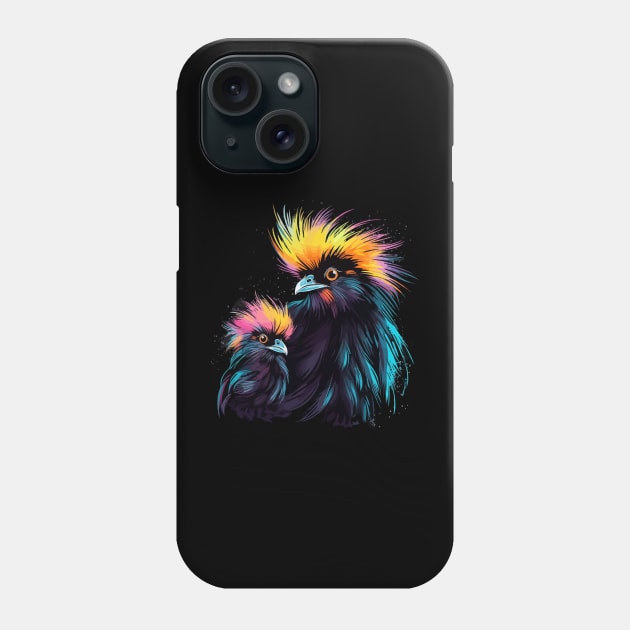 Silkie Fathers Day Phone Case by JH Mart