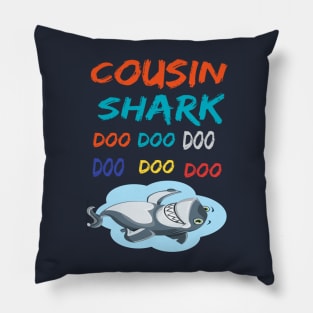 Shirt Shark Cousin doo doo doo Pillow