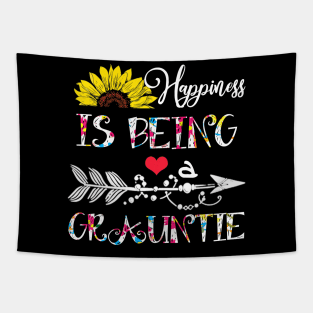 Happiness is being a grauntie mothers day gift Tapestry