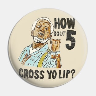 CROSS YO LIP Pin