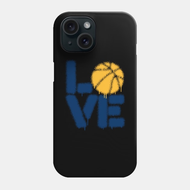 BASKETBALL LOVE pcrs Phone Case by undergroundART