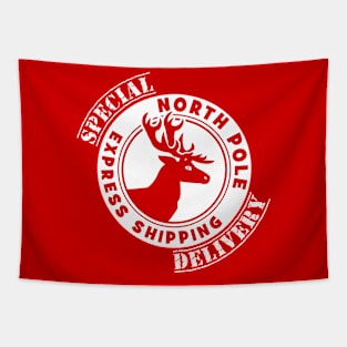 NORTH POLE SPECIAL DELIVERY Tapestry