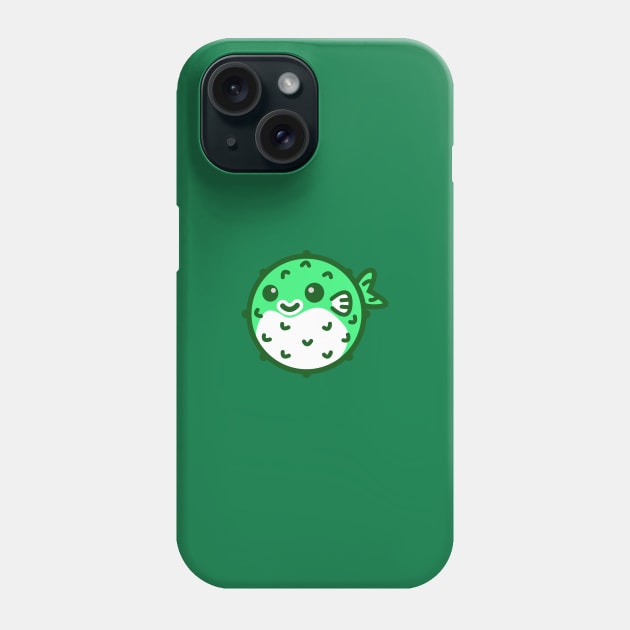 Blowfish Greenish Phone Case by Blowfish