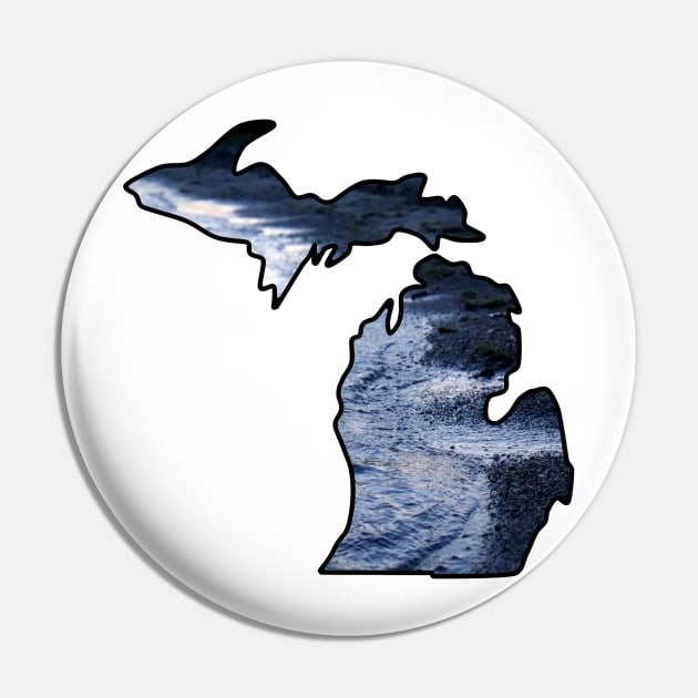 MIchigan Wave Pin by MissOstrich