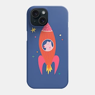 Pig in Space Phone Case