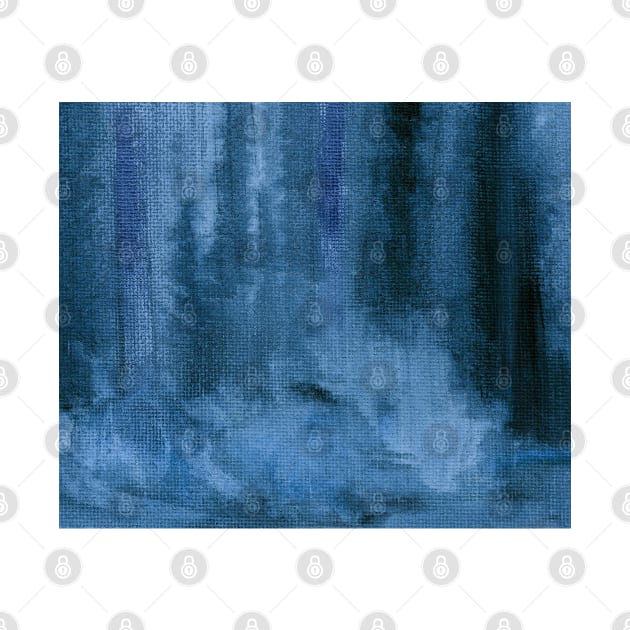 Abstract Oil Painting Classic Blue 12c7 by Go Abstract Art