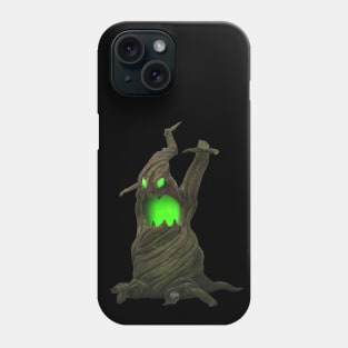 Scary tree halloween Phone Case