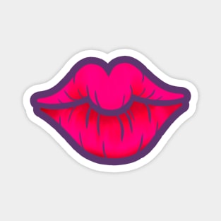 Pink Lips Magnet