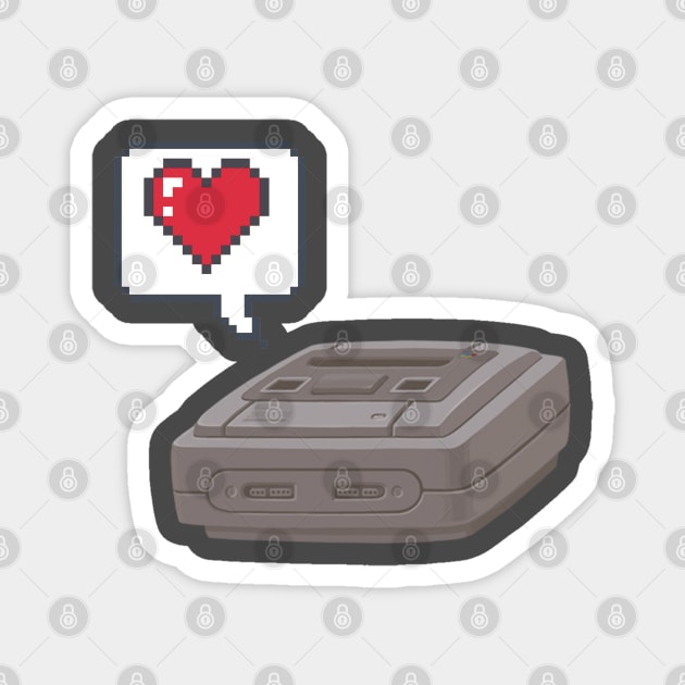 16 BITS LOVE Magnet by CISNEROS