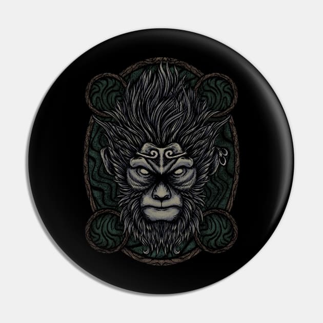 King Monkey Pin by Tuye Project