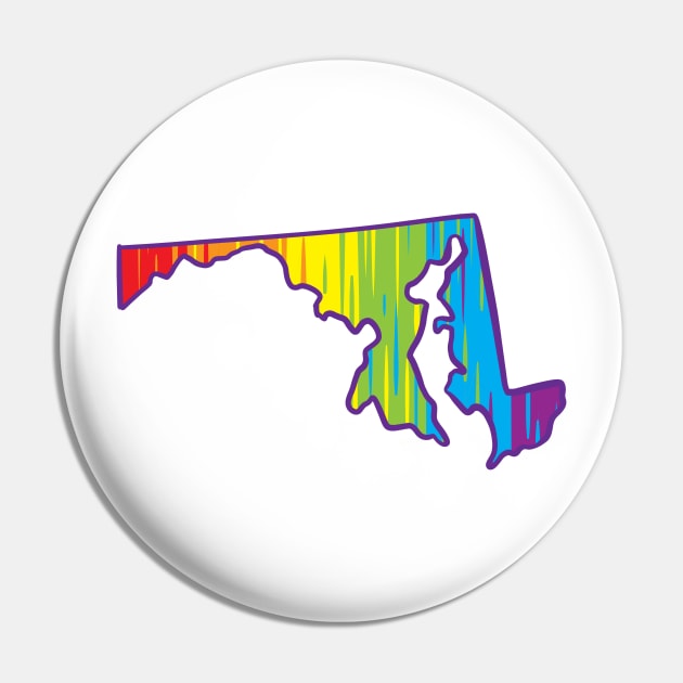 Maryland Pride Pin by Manfish Inc.