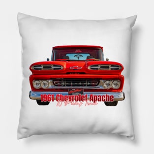 1961 Chevrolet Apache 10 Pickup Truck Pillow