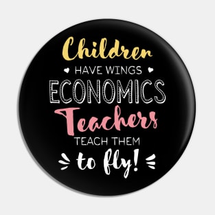 Economics Teacher Gifts - Beautiful Wings Quote Pin