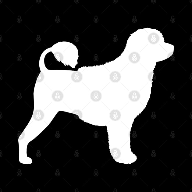 Portuguese Water Dog Silhouette by Coffee Squirrel