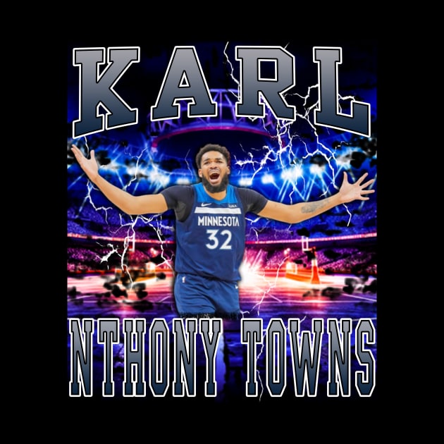 Karl Anthony Towns by Gojes Art