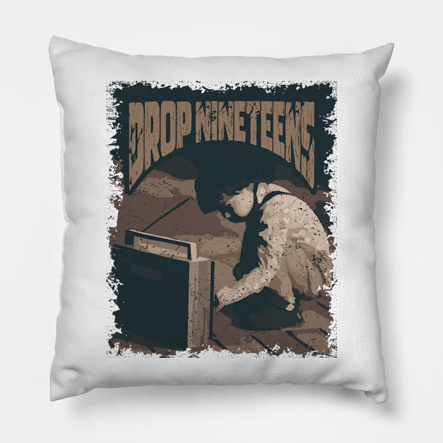 Drop Nineteens Vintage Radio Pillow by K.P.L.D.S.G.N