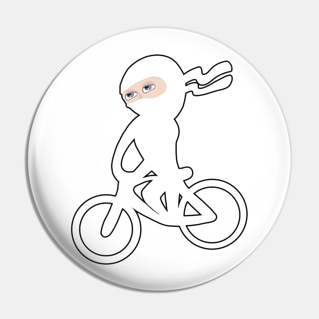 Bike Ninja Pin by DiegoCarvalho