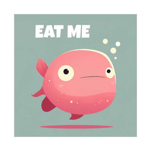 "Eat Me" Fish by plipplopshop