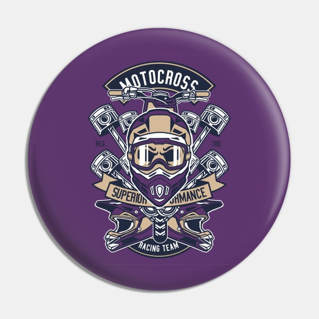 We are the Motocross Heroes Pin by VintageHeroes