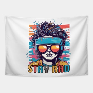 Stay rad, 80s Tapestry