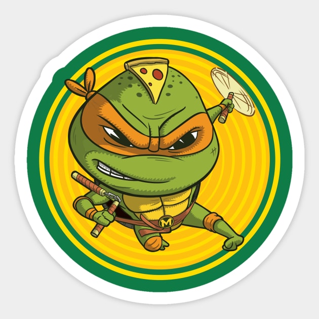 Michelangelo - TMNT - Michelangelo - Sticker | TeePublic