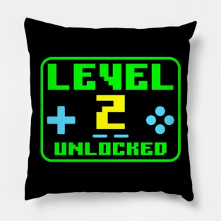 Level 2 Unlocked Pillow