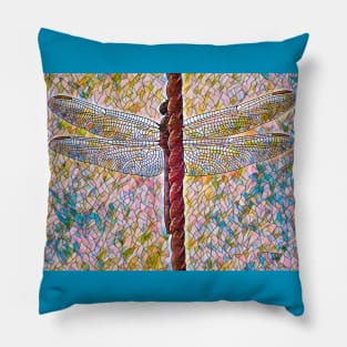 Dragonfly with outstretched Wings Pillow