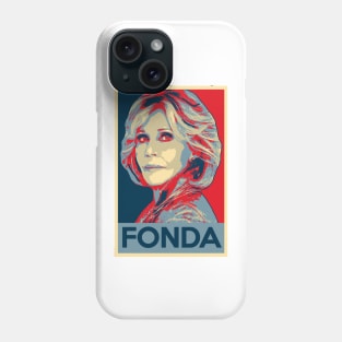 Jane Fonda Political Poster Phone Case