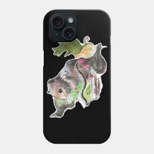 Window sill mouse  - vintage Christmas inspired designs Phone Case