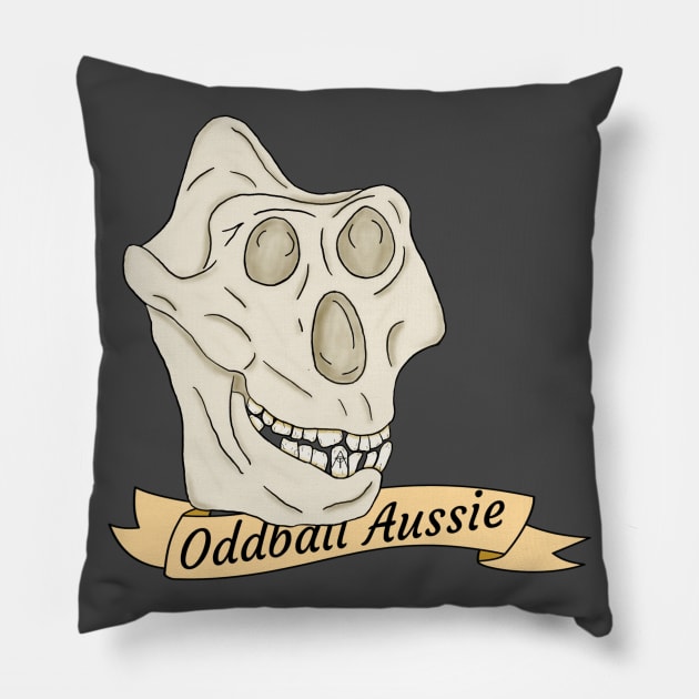 Discover - The Oddball Aussie Podcast Pillow by OzOddball