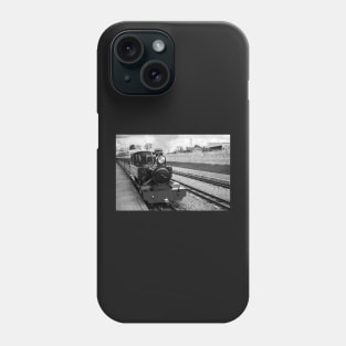 Steam train at the station on the Bure Valley railway line Phone Case