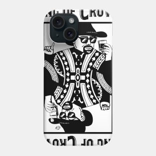 KING OF CROWN -Cool Playing Card Design Phone Case