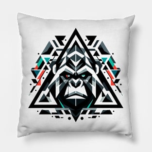 Abstract Animal Gorilla 3 Pillow