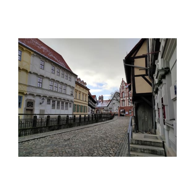 Quedlinburg, Word with a view of the Collegiate Church by Gourmetkater