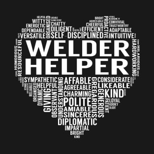 Welder Helper Heart T-Shirt