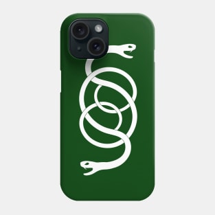 Two-headed snake connected in a symbol of infinity. Phone Case